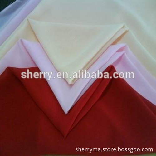 100% polyester 30d chiffon with high twist good fall fabric